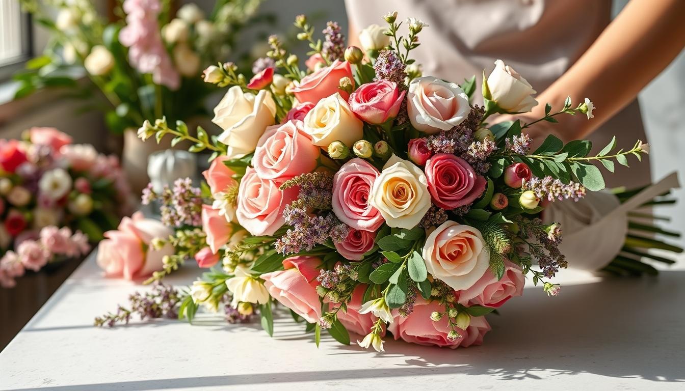 Seasonal flower arrangements